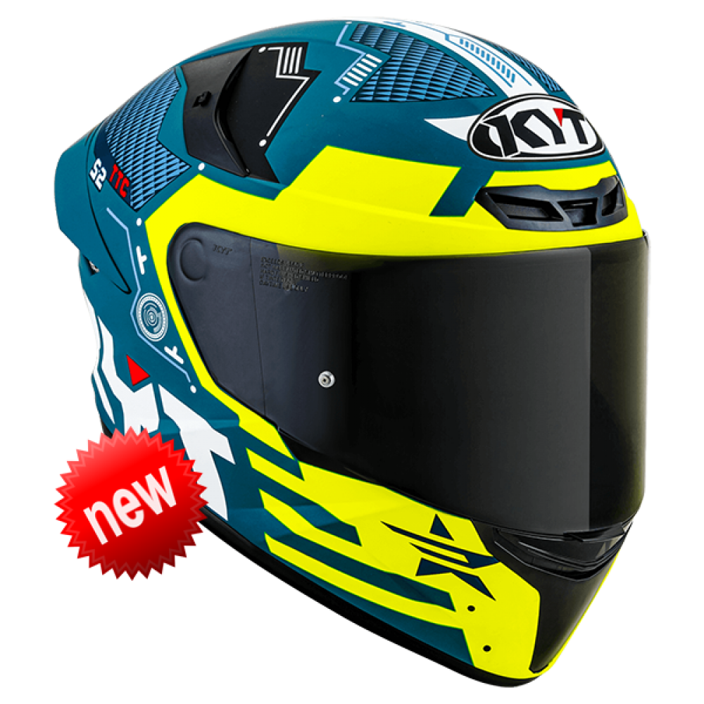 Capacete Kyt Tt Course Fuselage Yellow (gloss)