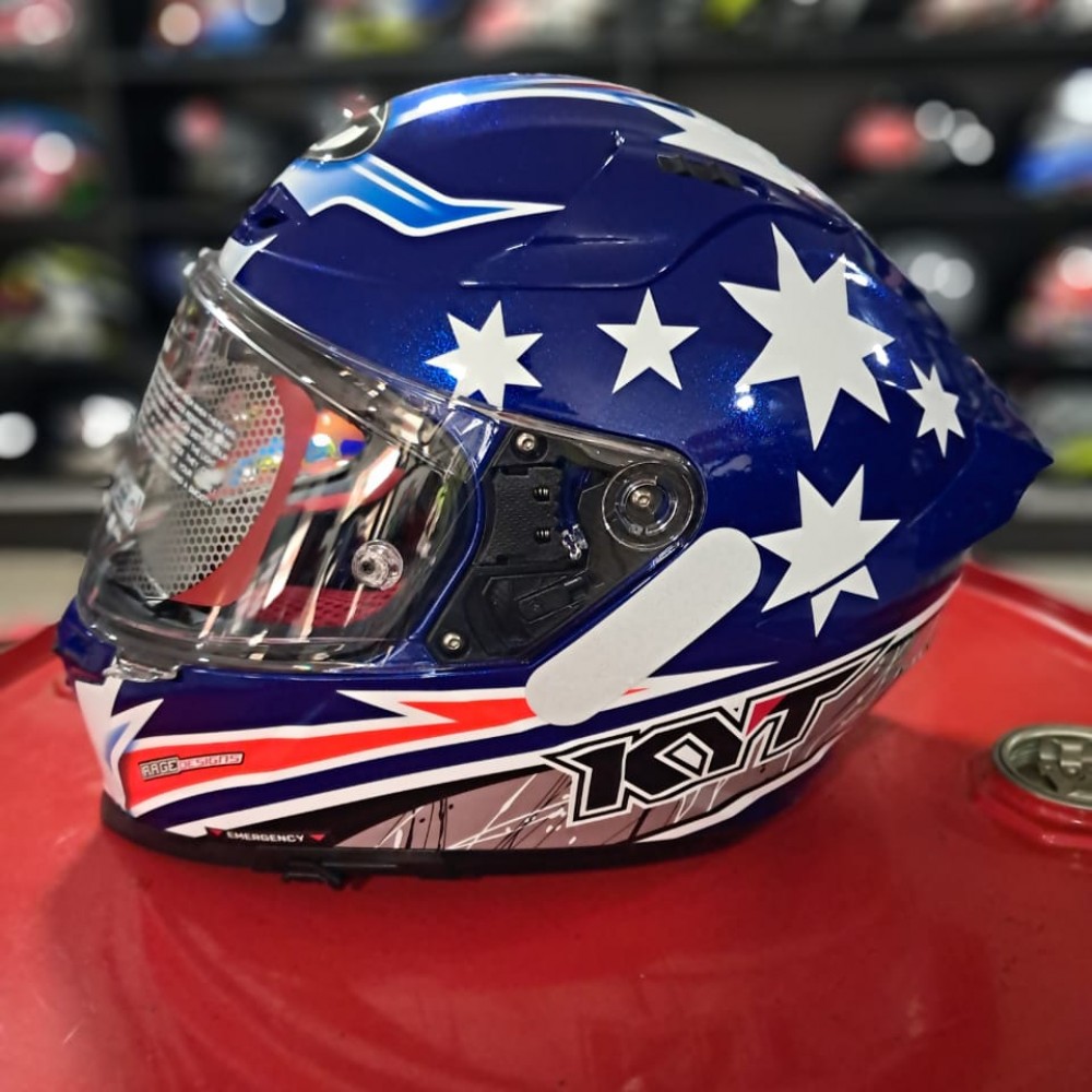 Capacete Kyt Striker 2v Brock Parkes