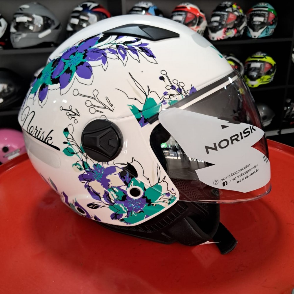 Capacete Norisk Orion Sv Iris Branco