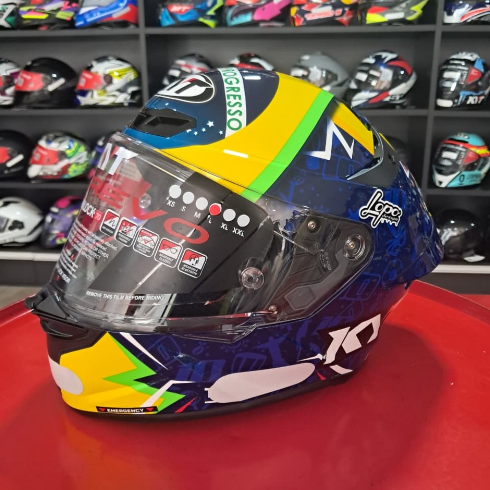 Capacete Kyt Tt Revo Diogo Moreira 2024
